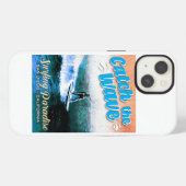 Etui iPhone 13 Catch the Wave - Le paradis du surf (Verso Horizontal)