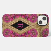 Etui iPhone 13 Cavelier Raye Monogramme (Verso Horizontal)