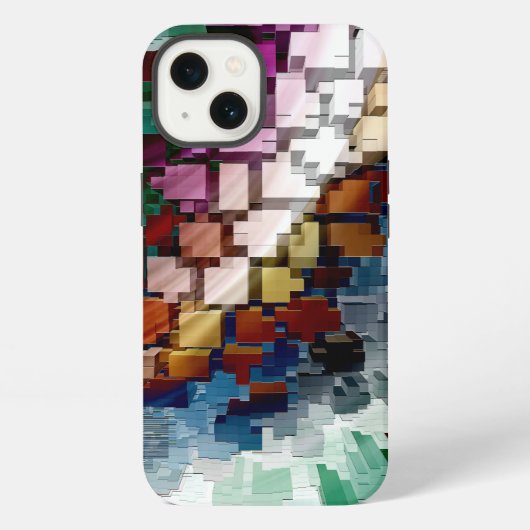 Etui iPhone 13 Centré sur le cube (Verso)