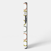 Etui iPhone 13 Cercles Boho (Côté gauche)
