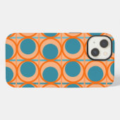 Etui iPhone 13 Cercles et lignes MCM (Verso Horizontal)