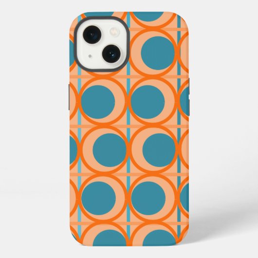 Etui iPhone 13 Cercles et lignes MCM (Verso)