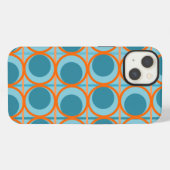 Etui iPhone 13 Cercles et lignes MCM (Verso Horizontal)