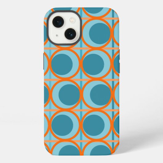 Etui iPhone 13 Cercles et lignes MCM (Verso)