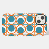 Etui iPhone 13 Cercles et lignes MCM (Verso Horizontal)