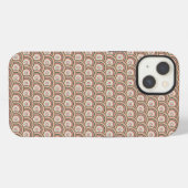 Etui iPhone 13 Cercles heureux (Verso Horizontal)