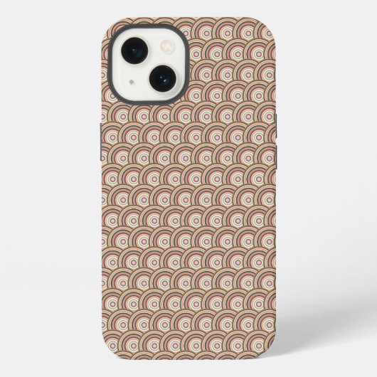 Etui iPhone 13 Cercles heureux (Verso)