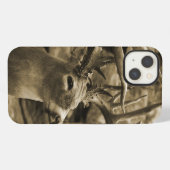 Etui iPhone 13 Cerfs communs de trophée (Verso Horizontal)