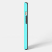 Etui iPhone 13 Cerises bleu clair vibrant (Côté gauche)