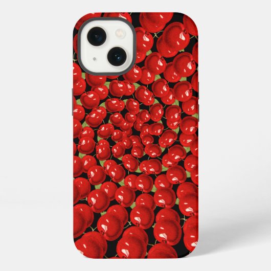 Etui iPhone 13 Cerises Fibonacci One (Verso)
