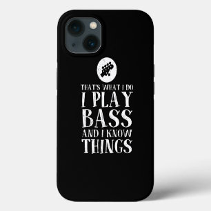 Etui iPhone 13 C'Est Ce Que Je Fais Je Joue Basse Et Je Connais L