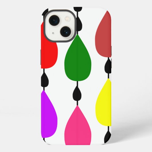 Etui iPhone 13 Chaînes de pluie (Verso)