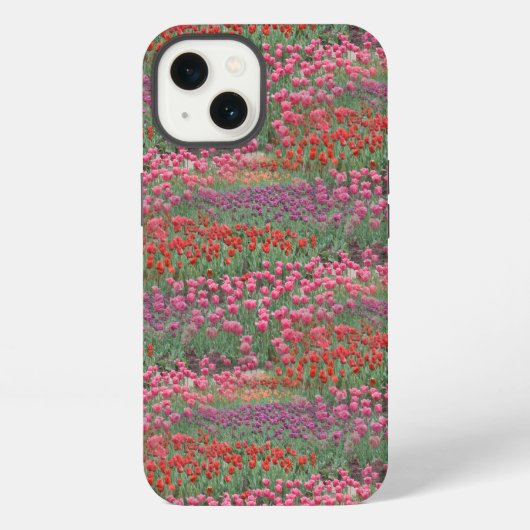 Etui iPhone 13 Champ de tulipes (Verso)