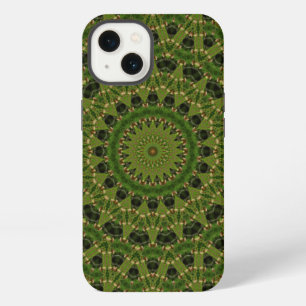 Etui iPhone 13 Champignon de fascination kaléidoscope