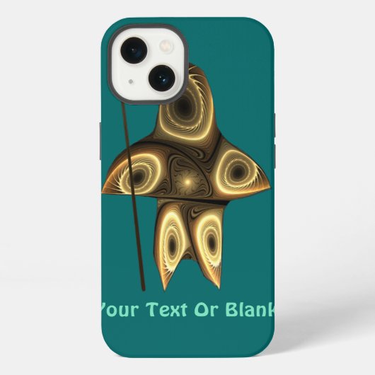 Etui iPhone 13 Chasseur inuit fractal (Verso)