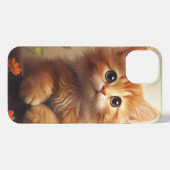 Etui iPhone 13 chat bébé (Verso Horizontal)