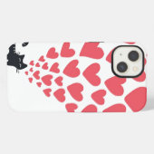 Etui iPhone 13 Chat dans l'amour (Verso Horizontal)