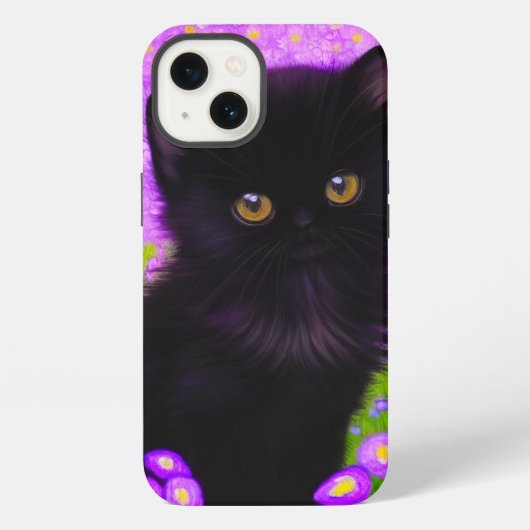 Etui iPhone 13 Chat de Gustav Klimt (Verso)