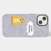 Etui iPhone 13 Chat drôle (Verso Horizontal)