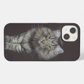 Etui iPhone 13 Chat Maine Coon (Verso Horizontal)