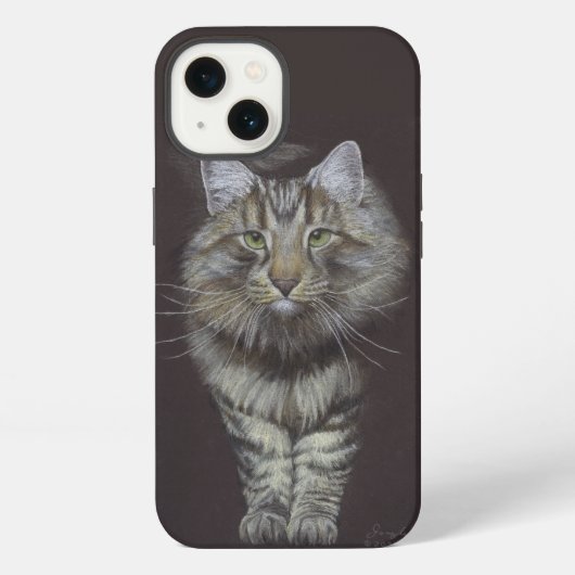 Etui iPhone 13 Chat Maine Coon (Verso)