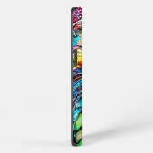 Etui iPhone 13 Chat multicolore 708 motifs (Côté droit)