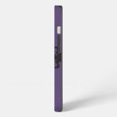 Etui iPhone 13 Chat noir caché (Côté gauche)