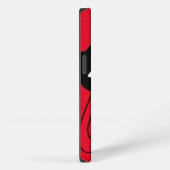 Etui iPhone 13 Chat noir drôle original félin (Côté droit)