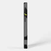 Etui iPhone 13 CHAT NOIR gris (Côté droit)