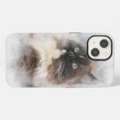 Etui iPhone 13 Chat Ragdoll Abstrait (Verso Horizontal)