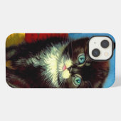 Etui iPhone 13 Chat smoking Van Gogh (Verso Horizontal)