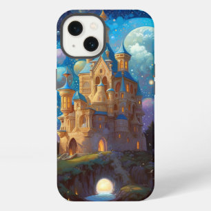 Etui iPhone 13 Château de Conte de Fées Fantastique Art