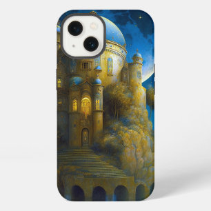Etui iPhone 13 Château Imaginaire Lune Paysage