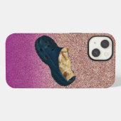 Etui iPhone 13 Chaton Dormant En Chaussure Croc, Coque Iphone 13 (Verso Horizontal)