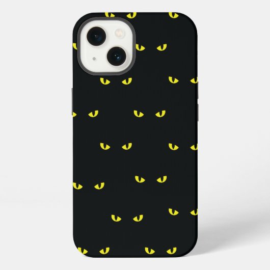 Etui iPhone 13 Chats noirs (Verso)