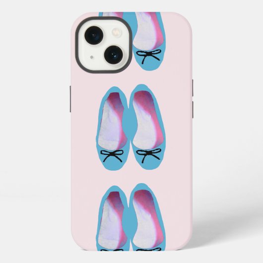 Etui iPhone 13 Chaussures bleues (Verso)