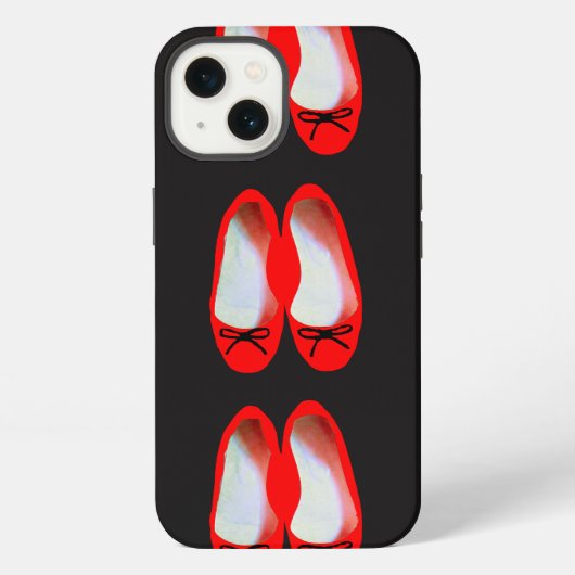Etui iPhone 13 Chaussures Rouges (Verso)