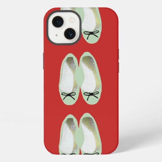 Etui iPhone 13 Chaussures vertes (Verso)