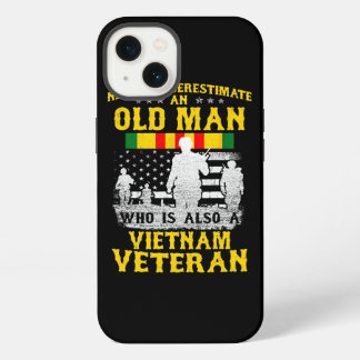 Etui iPhone 13 Chemise Vintage Homme Vétéran Vietnam Papa Grand-p