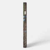Etui iPhone 13 Cheval arabe gris (Côté gauche)