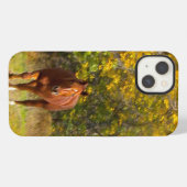 Etui iPhone 13 Cheval d'automne (Verso Horizontal)
