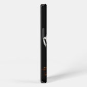Etui iPhone 13 Cheval fractal blanc (Côté droit)