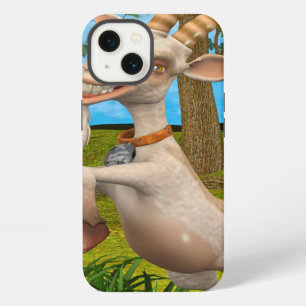 Etui iPhone 13 Chèvre de dessin animé drôle Art d'animal de jardi