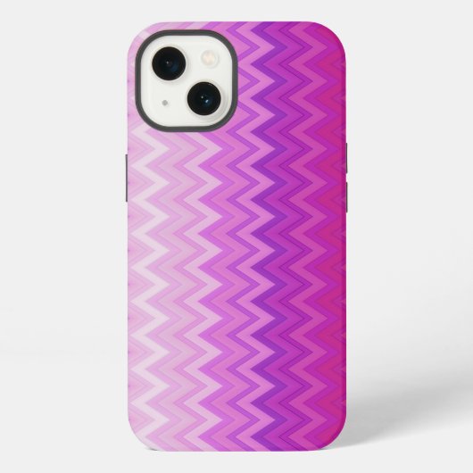 Etui iPhone 13 Chevron vertical violet (Verso)