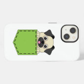 Etui iPhone 13 Chien de poche (Verso Horizontal)