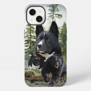 Etui iPhone 13 Chien d'Ours de Carélie