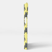 Etui iPhone 13 Chien mignon Français Grille Silhouette Chien Jaun (Côté droit)