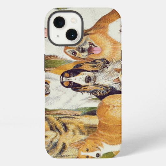 Etui iPhone 13 Chiens en mai (Verso)