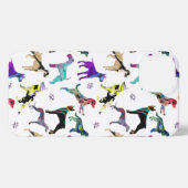 Etui iPhone 13 Chiens et pattes (Verso Horizontal)