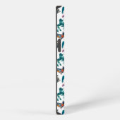 Etui iPhone 13 Chiens Floraux (Côté droit)